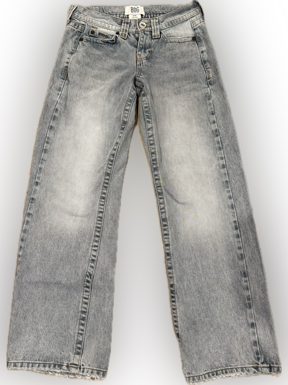 BDG Urban Outfitters Light Gray Wide Leg Jeans